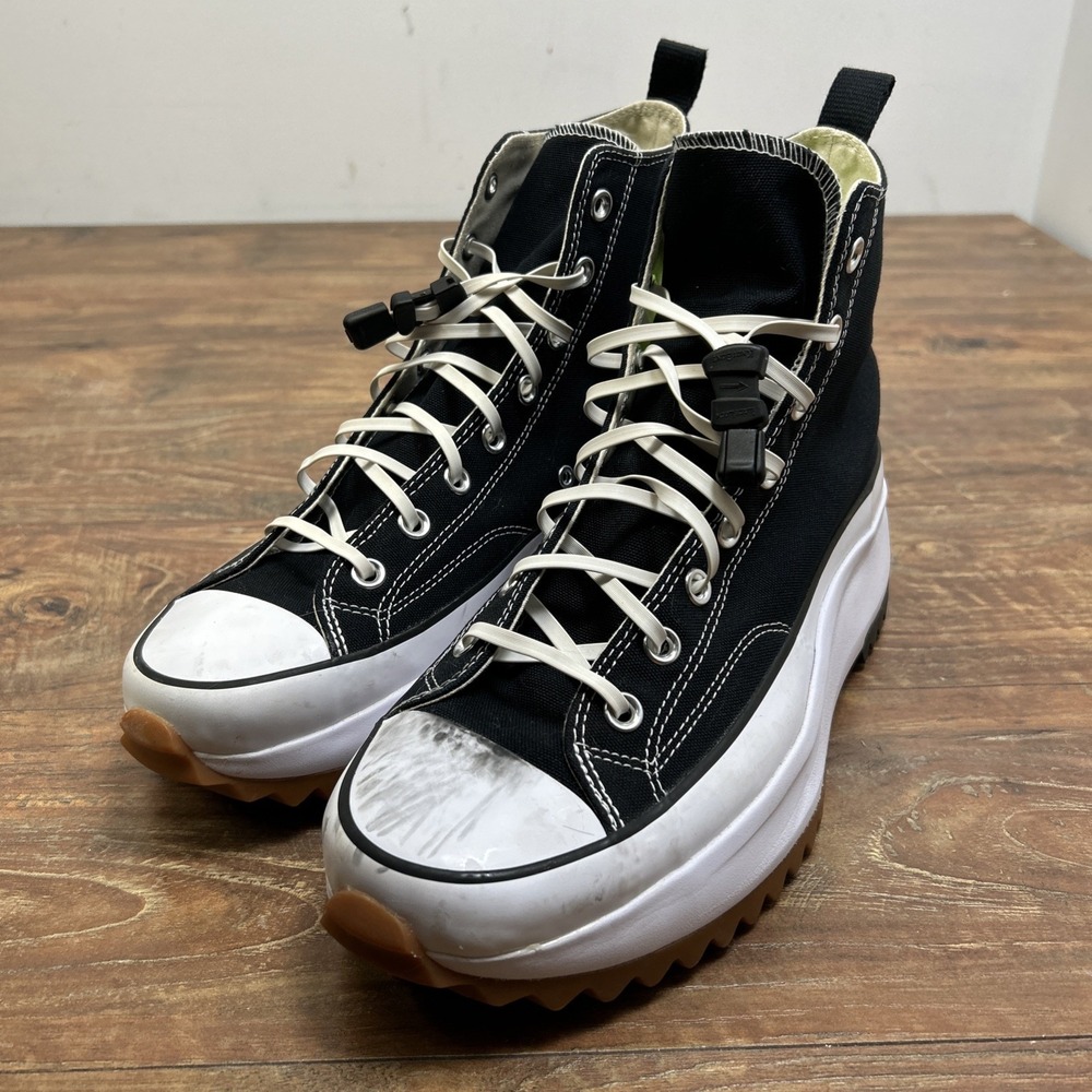 Converse High Top All Star Platform Chunky Sneakers Black Mens 12 Women 13.5